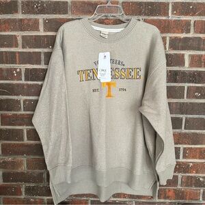 NWT Chicka-D Tennessee Volunteers Embroidered Crewneck